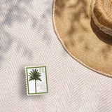 Florida State Tree Sabal Palm Sticker - FL Vintage Stamp Decal