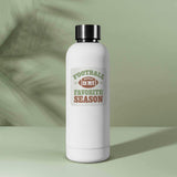 Football is My Favorite Season Sports Decal on Water Bottle