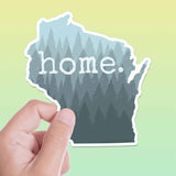 Forest Home Wisconsin Sticker - Midwest Nature Decal