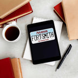 Arkansas License Plate Bumper Stickers - Choose Your AR City or Phrase Decal