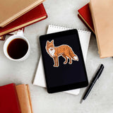 Red Fox Sticker - Cool Animal Decal