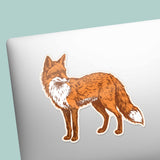 Red Fox Sticker - Cool Animal Decal