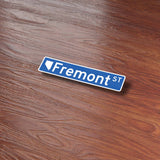Fremont Street Las Vegas Sticker - Nevada Street Sign Decal