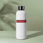 Wasted Funny Gaming Sticker on Water Bottle