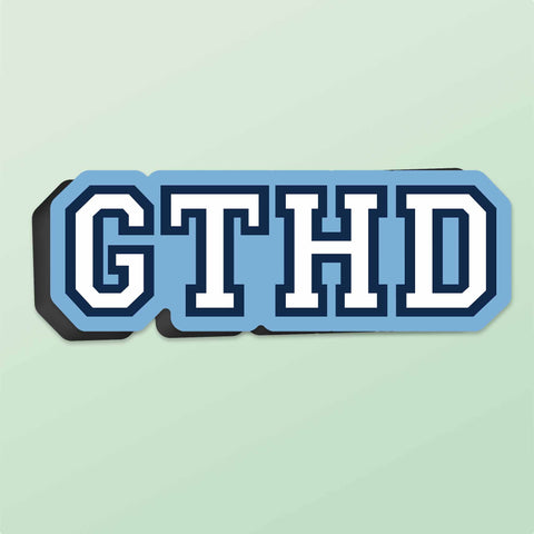 GTHD Chapel Hill North Carolina Magnet for Car - Funny NC Flexible Fridge Magnet - Raleigh Durham Cute Southern Gift