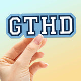GTHD Chapel Hill North Carolina Sticker for Hydroflask Water Bottle - Cute NC Laptop Decals - Raleigh Durham Southern Gifts