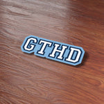 GTHD Chapel Hill North Carolina Bumper Sticker on Wood