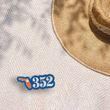 352 Area Code Gainesville Florida Sticker - Cool FL Decals