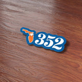 352 Area Code Gainesville Florida Sticker - Cool FL Decals