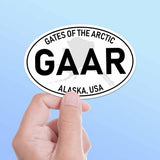 Gates of the Arctic National Park White Oval Bumper Sticker