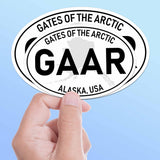 Gates of the Arctic National Park White Oval Bumper Sticker