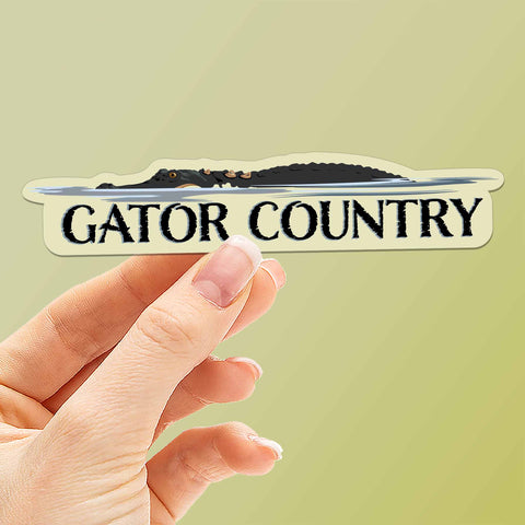 Gator Country Southern Sticker - Cool Florida Decals