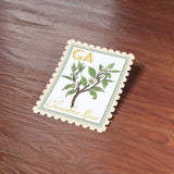 Georgia State Flower Cherokee Rose Sticker - GA Vintage Stamp Decal