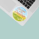 Get Lost on the Prairie Sticker - Midwest Nature Decal
