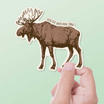 Glacier National Park Montana Moose Sticker