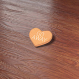 Go Away Funny Candy Heart Sticker - Mini Valentines Day Decal