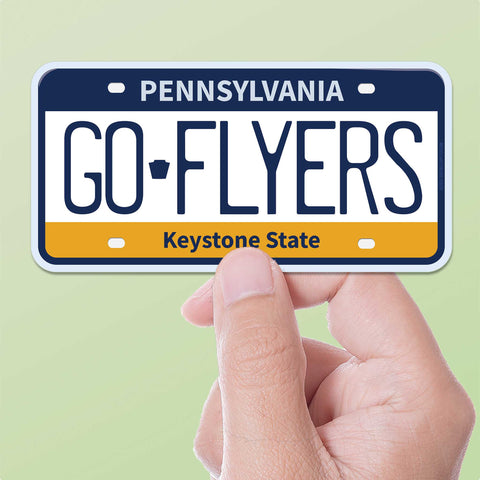 Go Flyers Philadelphia PA License Plate Sticker