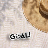 Goal Soccer Ball Sticker - Cool Sports Life Decal for Water Bottle