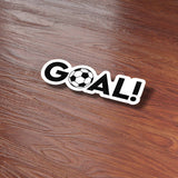 Goal Soccer Ball Sticker - Cool Sports Life Decal for Water Bottle