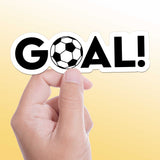 Goal Soccer Ball Sticker - Cool Sports Life Decal for Water Bottle