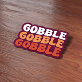 Gobble Gobble Blacksburg Virginia Magnet for Car - Funny VA Flexible Fridge Magnet - The Burg Cute Southern Gift
