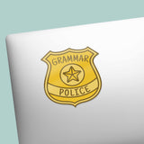 Grammar Police Sticker for Hydroflask - Funny Nerdy Decals