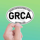 Grand Canyon National Park White Oval Bumper Sticker