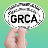 Grand Canyon National Park White Oval Bumper Sticker