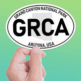 Grand Canyon National Park White Oval Bumper Sticker