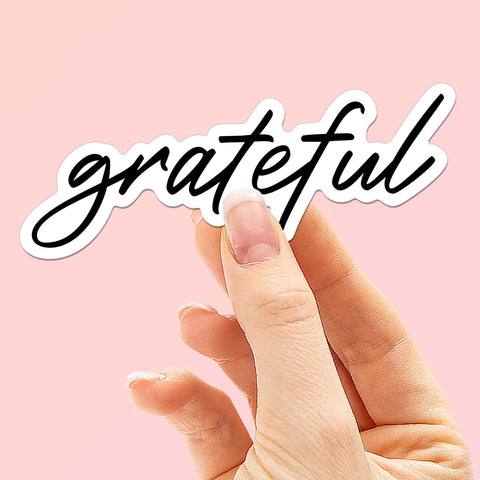 Thanksgiving Grateful Sticker 