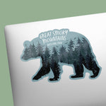 Great Smoky Mountains Tennessee Black Bear Sticker