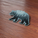 Great Smoky Mountains Tennessee Black Bear Sticker
