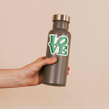 Kelly Green Philly LOVE Sticker - Philadelphia & NJ Decal