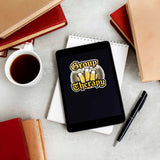 Group Therapy Beer Sticker for Hydroflask - Funny Quote Decal