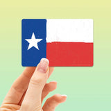 Grungy Texas Flag Sticker
