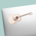 Acoustic Guitar Sticker - Cute Musician Decal