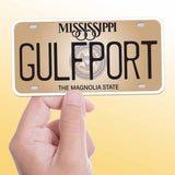 Mississippi License Plate Bumper Stickers - Choose Your MS City or Phrase Decal