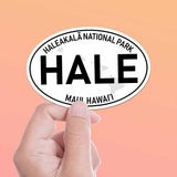 Haleakalā National Park White Oval Bumper Sticker