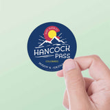 Hancock Pass Colorado Decal Small