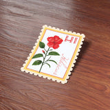 Hawaii State Flower Hibiscus Sticker - HI Vintage Stamp Decal