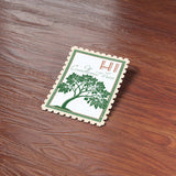 Hawaii State Tree Candlenut Sticker - HI Vintage Stamp Decal