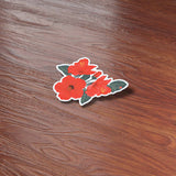 Hawaii Hibiscus Flower Sticker - Mini Tropical Nature Decal