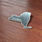 Adirondacks Mountain Sticker on Wood Desk in Office