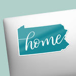 Cute Home Pennsylvania Sticker on Laptop