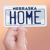 Nebraska License Plate Bumper Stickers - Choose Your NE City or Phrase Decal