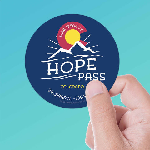 Hope Pass Colorado Stickers