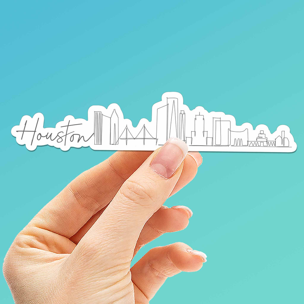 Scoline Sticker Houston Skyline Sticker - Cute Texas Decal for Hydroflask – Sentinel Supply
