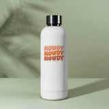 Howdy Southern Saying Decal on Water Bottle