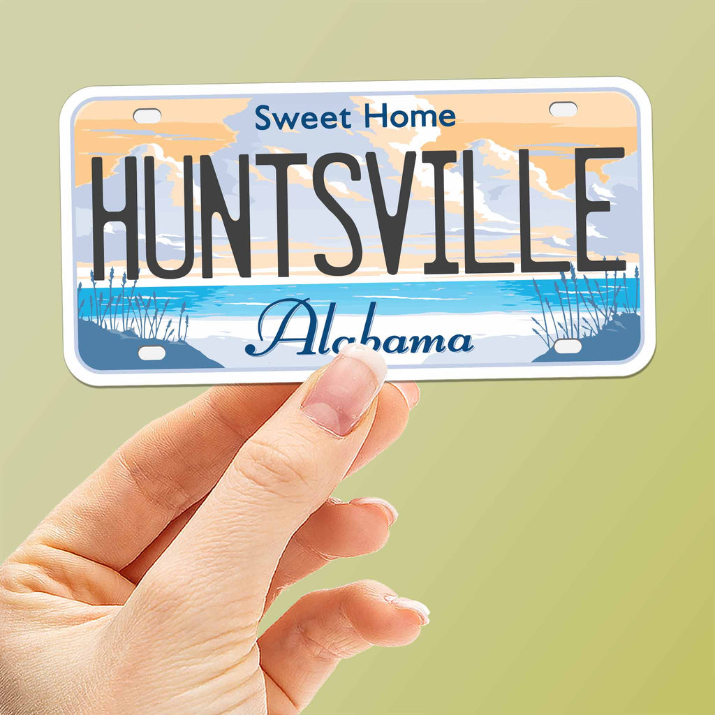 Al.com Sticker Sample Alabama License Plate Bumper Stickers for Car - Choose Your AL Decal ...