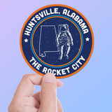 Rocket City Huntsville Alabama Sticker - Cool Southern Decal